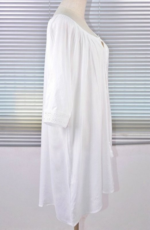 画像4: Beach CoverUp Shirts カバーアップブラウス　ビーチスイムスーツ水着に (4)