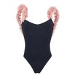 画像4: Floral flowerbomb Backless 3D bodysuit Flower Swimsuit One Piece Swimwear ３Dフラワーレイ付ワンピース水着スイムウェア (4)