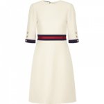 画像4: women's Simple one piece dress 五部丈袖シンプルドレス　ワンピース (4)