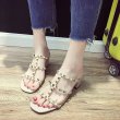 画像4: women ’s Heel sandals with studs　スタッズ付ヒールサンダル　 (4)