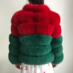 画像4: Women Real  Fox Fur Jacket coat Outerwear フォックスファーバイカラージャケット　コート (4)