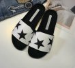 画像2: women's Star Pattern Leather Flat Sandal Slipper flip-flops 星スター柄レザーフラットサンダルスリッパサイズ豊富 (2)