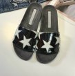 画像5: women's Star Pattern Leather Flat Sandal Slipper flip-flops 星スター柄レザーフラットサンダルスリッパサイズ豊富 (5)