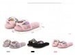 画像8: women ’s warm home indoor flat plush sandals with flat Slipper flat sandal フワモコポップな刺繍付フラットサンダルスリッパ　 (8)