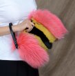 画像4: women's fox furclutch shoulder 2waybag リアルフォックスファークラッチショルダーバッグ (4)