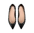 画像8: Women's flat pointed rivet single ballet shoes スタッズ＆カラーストーン付フラットペッタンシューズプラスサイズあり (8)