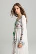 画像4: women's bohemian embroidered flower dress one piece ボヘミアン刺繍ロングマキシドレス　ワンピース (4)