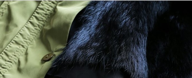 画像3: raccoon fur rabbit fur liner long Coat jacket リアルラクーンファー＆ライナーリアルラビットファーロングコート (3)