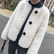 画像2: Women Real Sheep Skin Mouton Fur coat Jacket  リアルシープスキンムートンファーコート　ジャケット (2)