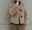 画像5: Women Real Sheep Skin Mouton Fur coat Jacket  リアルシープスキンムートンファーコート　ジャケット (5)