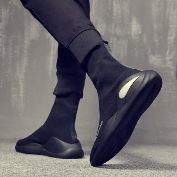 画像3: men's Elastic socks shoess sneakers　High or low　エラスティックソックスシューズ　スニーカー　ブーツ (3)