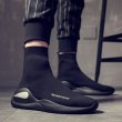 画像4: men's Elastic socks shoess sneakers　High or low　エラスティックソックスシューズ　スニーカー　ブーツ (4)