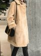 画像6: Women Real Sheep Skin  Fur Coat Jacket  リアルシープスキンムートンコート　ジャケット (6)