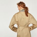 画像2: Women Long length simple coat windbreaker jacketシンプル英国調トレンチコート　ジャケット (2)