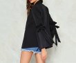 画像3: Women simple sweet trumpet sleeves blazer coatトランペット袖シンプルジャケット (3)