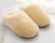 画像3: women's Real Sheepskin Slippers Shoesリアルモコモコスリッポン サンダル (3)