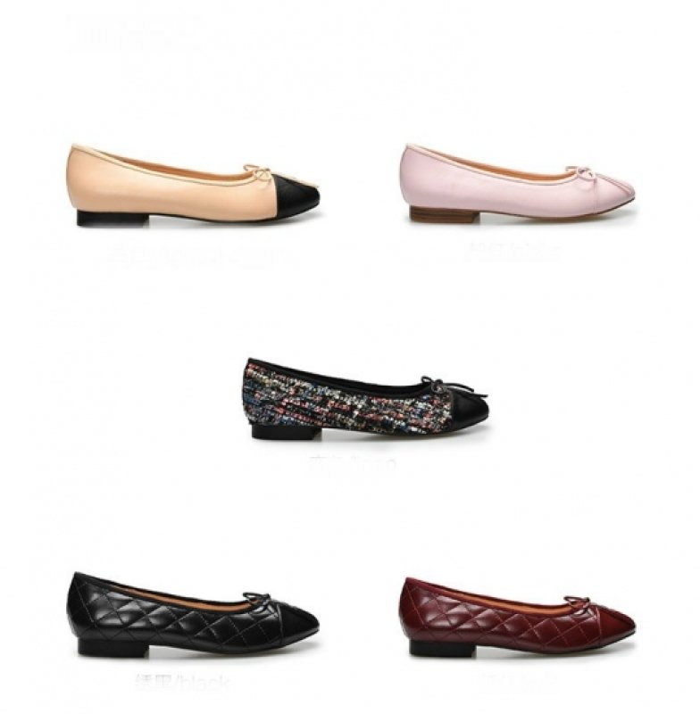 画像2: women's Real leather ballet flat shallow mouth bow fairy shoes 本革レザーフラットバレーシューズ (2)