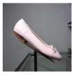 画像4: women's Real leather ballet flat shallow mouth bow fairy shoes 本革レザーフラットバレーシューズ (4)
