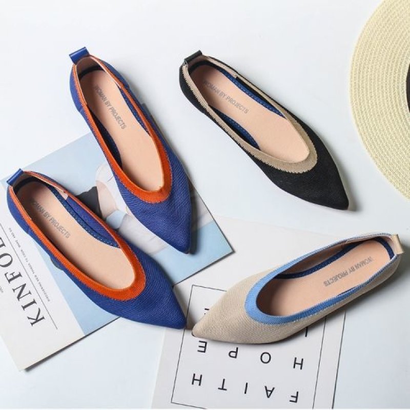 画像4: women's ballet pointed flat fairy shoesフラットパンプス バレーシューズ (4)