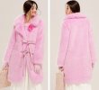 画像2: Women Pink Real  Fox  Fur long Coat  Jacket  リアルフォックスファーピンクファーロングコート　ジャケット (2)