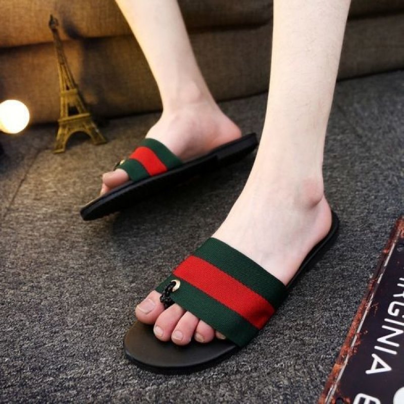 画像2: Men's flat soft slippersメンズフラットソフトサンダル スリッパ シューズ (2)