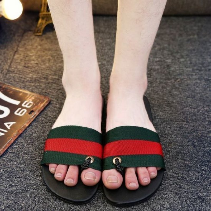 画像4: Men's flat soft slippersメンズフラットソフトサンダル スリッパ シューズ (4)