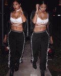 画像2: Lace-up Sweat Pants レースアップ編み上げスウェットパンツ (2)
