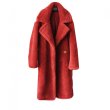 画像4: Women wool long fur Teddy Bear coat Jacket  ウール モコモコ ロング丈 テディベア テディーベアコート ジャケット (4)
