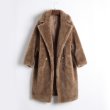 画像5: Women wool long fur Teddy Bear coat Jacket  ウール モコモコ ロング丈 テディベア テディーベアコート ジャケット (5)