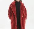 画像9: Women wool long fur Teddy Bear coat Jacket  ウール モコモコ ロング丈 テディベア テディーベアコート ジャケット (9)