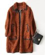 画像2: Women Real Sheep Skin  Mouton lamb longcoat  Jacket Coat リアルシープスキンムートンファーロングコート (2)