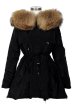 画像2: リアルファーフーディーミリタリーコート Real fur hoodie military coat (2)