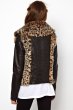 画像2: Fake leather leopard fur coat (2)