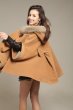 画像5: Ribbon Cape coat with fur hoodie (5)