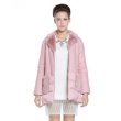 画像1: Women's Shearling Fur trim Wool Coat ファー付き中綿ジャケットロング丈 (1)