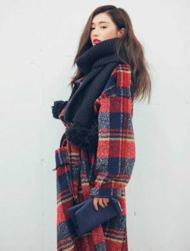 画像3: Check Tweed Long Coat チェックツイードコートロング (3)