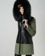 画像3: プラスサイズあり 2-tone Real Fox Fur Real Fur Liner　Hoodie Military Coat Short 2トーンリアルファーフード&ライナー付ミリタリーモッズコート (3)