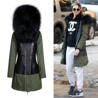 メンズワッペン付 メンズ Mens Real Fox Fur Real Fur Liner Hoodie