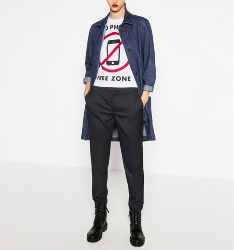 画像4: デニムロングジャケット コート (4)