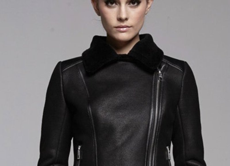 画像3: Shearling Biker Jacket Sheepskin Shearling Jacket Riders Coat ムートンバイカージャケット シープスキン ムート ンジャケット ライダース コート (3)