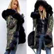 画像5: Real Saga Fox Fur Real Fur LinerHoodie Camouflage Military Coat  迷彩リアルサガフォックスファーフード&ライナー付ミリタリーモッズコート (5)