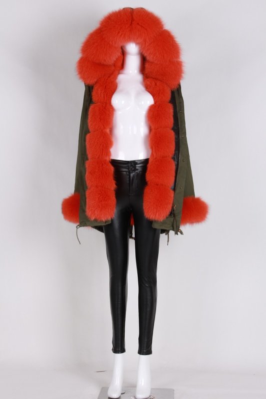 画像8: Real Saga Fox Fur Real Fur LinerHoodie Military Coat  リアルサガフォックスファーフード&ライナー付ミリタリーモッズコート (8)
