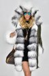 画像1: Real Saga Fox Fur Real Fur LinerHoodie Military Coat  リアルサガフォックスファーフード&ライナー付ミリタリーモッズコート (1)