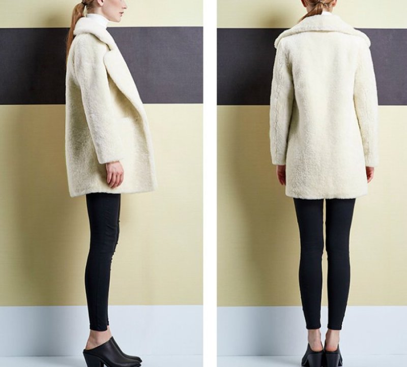 画像10: シープスキン モコモココート チェスターコート (10)