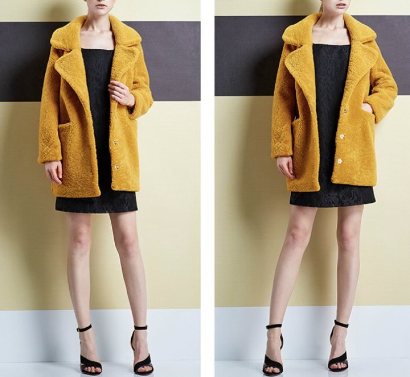 画像4: シープスキン モコモココート チェスターコート (4)