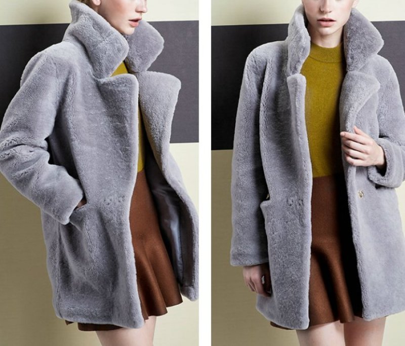 画像2: シープスキン モコモココート チェスターコート (2)