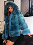 画像4: REAL 4BLOCK SAGA FOX FUR HOODIE COLLAR JACKET リアルサガフォックスフードファーコート4ブロック (4)