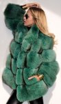 画像9: REAL 4BLOCK SAGA FOX FUR STAND COLLAR JACKET リアルサガフォックスファーコート4ブロック (9)