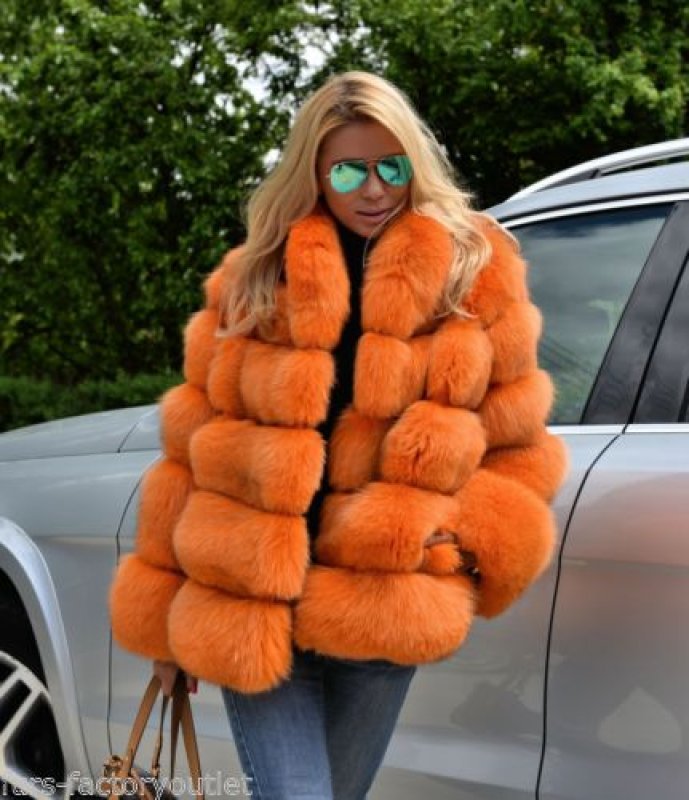 画像6: REAL 4BLOCK SAGA FOX FUR STAND COLLAR JACKET リアルサガフォックスファーコート4ブロック (6)