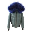 画像4: BOMBER PATCH FOX RACCOON FUR  リアルラクーンファーMA-1ボンバージャケット (4)